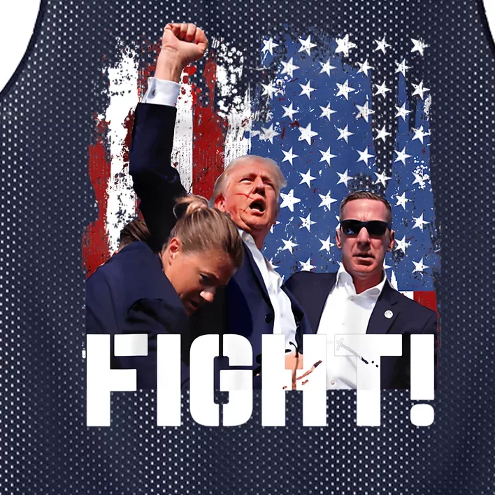 Trump First Pump Fight Mesh Reversible Basketball Jersey Tank