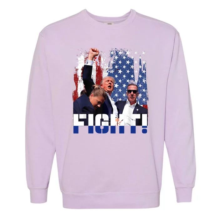 Trump First Pump Fight Garment-Dyed Sweatshirt