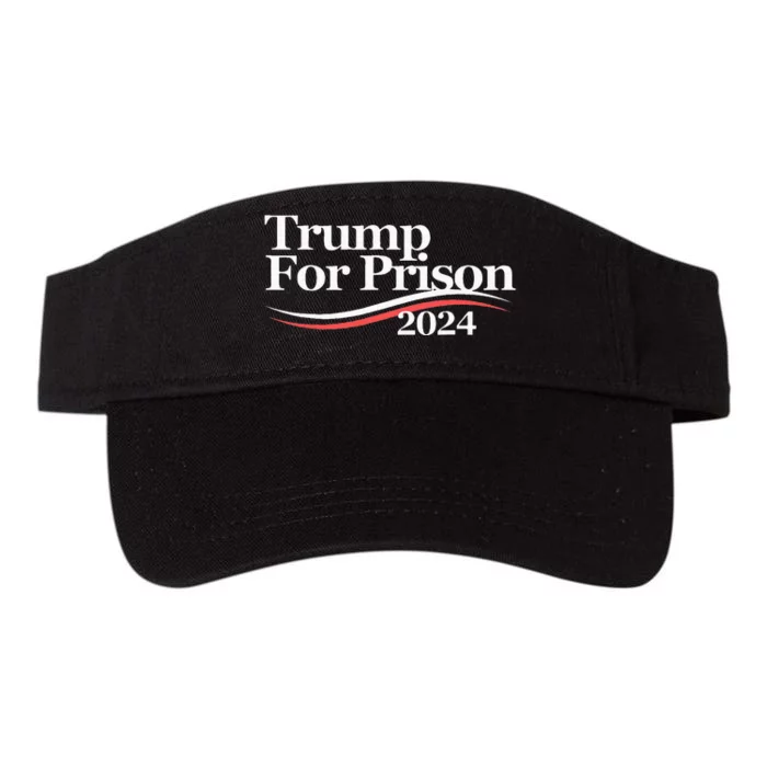 Trump For Prison 2024 Valucap Bio-Washed Visor