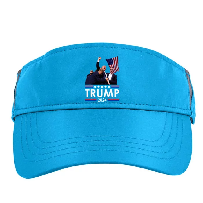 Trump Fist Pump Shot At Trump 2024 Adult Drive Performance Visor