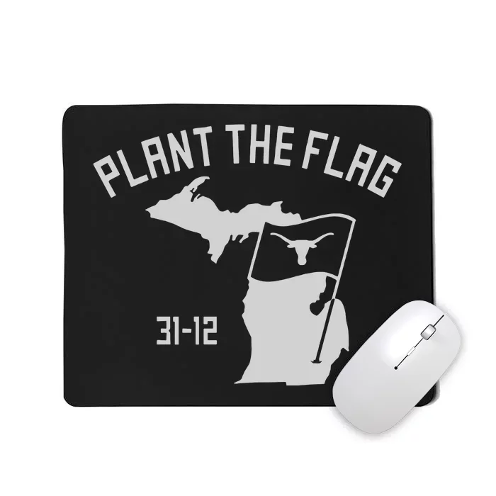 Texas Football Plant The Flag Mousepad