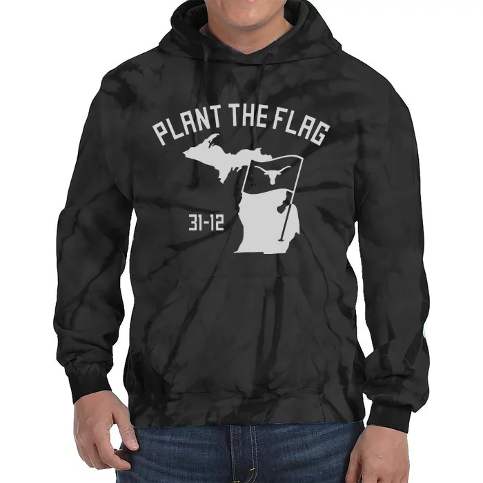 Texas Football Plant The Flag Tie Dye Hoodie