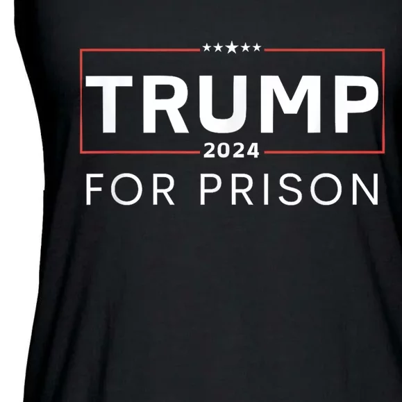 Trump For Prison 2024 Ladies Essential Flowy Tank