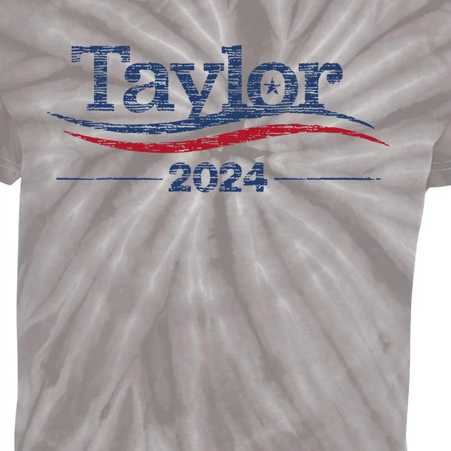 Taylor For President 2024 Kids Tie-Dye T-Shirt