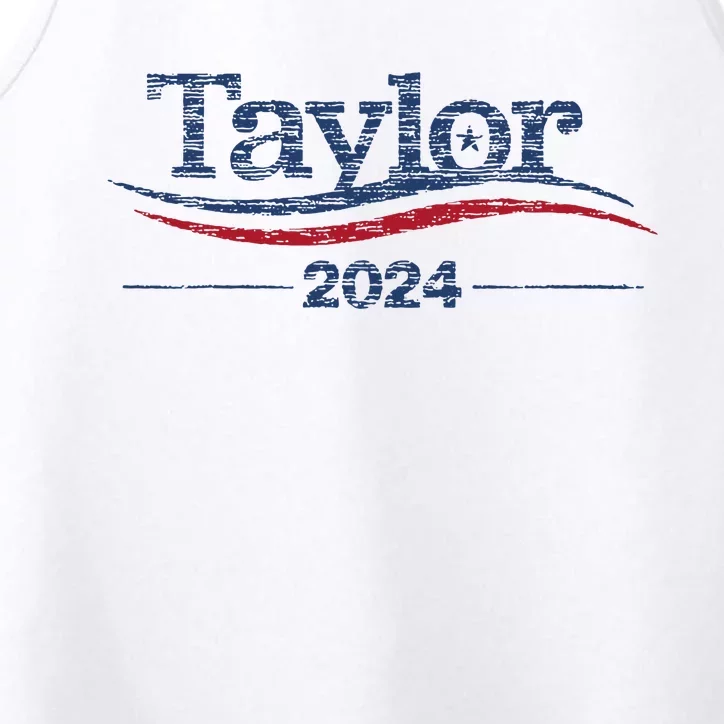 Taylor For President 2024 Performance Tank