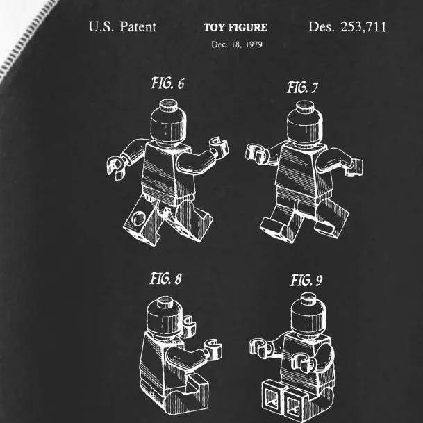 Toy Figurine Patent Master Builder Building Brick Toddler Fine Jersey T-Shirt