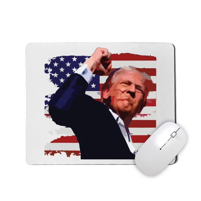 Trump Fist Pump Shot A Trump 2024 Trump For President Mousepad