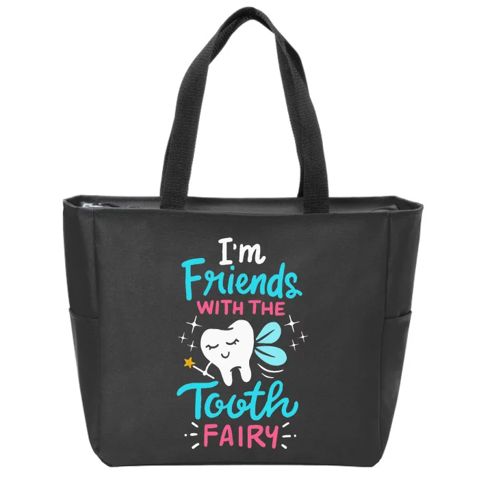 Tooth Fairy Pediatric Dentist Dental Assistant Hygienist Zip Tote Bag