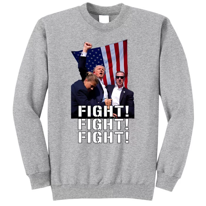 Trump Fist Pumped Fight Pray For Trump America Sweatshirt