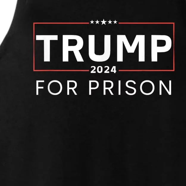 Trump For Prison 2024 Ladies Tri-Blend Wicking Tank