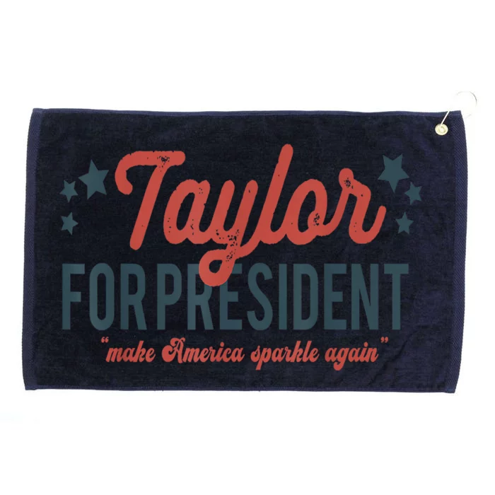 Taylor For President 2024 Gift Grommeted Golf Towel