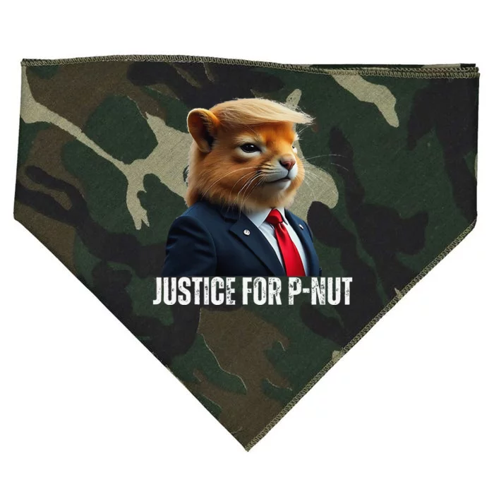 Trump For Pnut The Squirrel Justice For Peanut Trump USA-Made Doggie Bandana