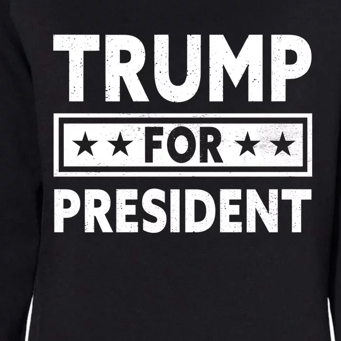 Trump For President Trump 2024 Womens California Wash Sweatshirt