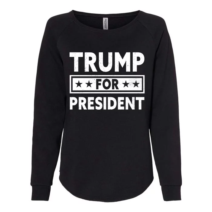 Trump For President Trump 2024 Womens California Wash Sweatshirt