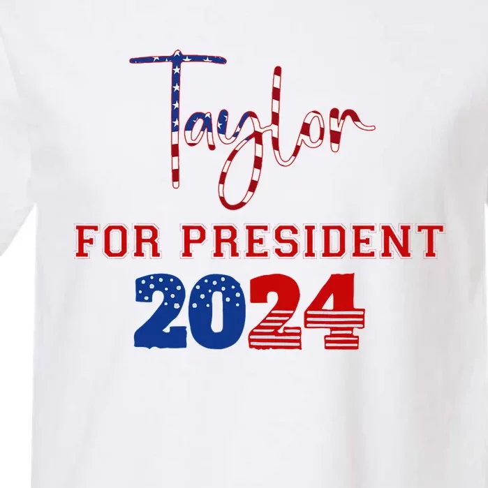 Taylor For President 2024 Funny Campaign Design Garment-Dyed Heavyweight T-Shirt