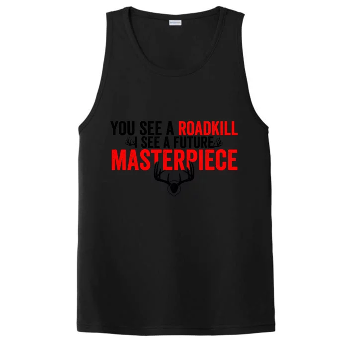 Taxidermy From Roadkill To Masterpiece Taxidermist Deer Gift Performance Tank