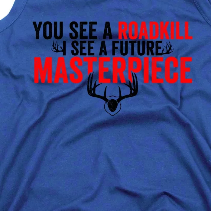 Taxidermy From Roadkill To Masterpiece Taxidermist Deer Gift Tank Top