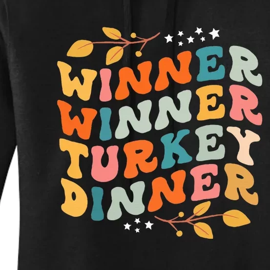 Thanksgiving Feast Retro Fall Fashion Women's Pullover Hoodie