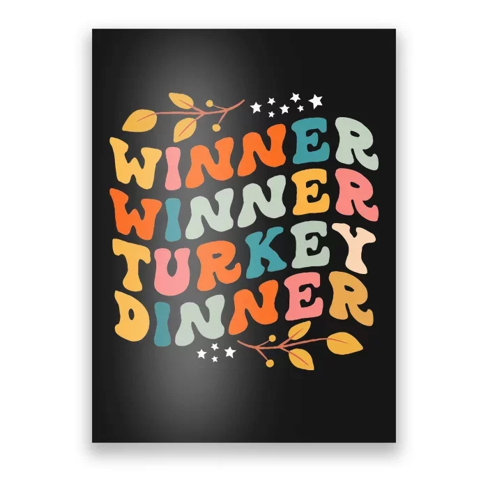 Thanksgiving Feast Retro Fall Fashion Poster