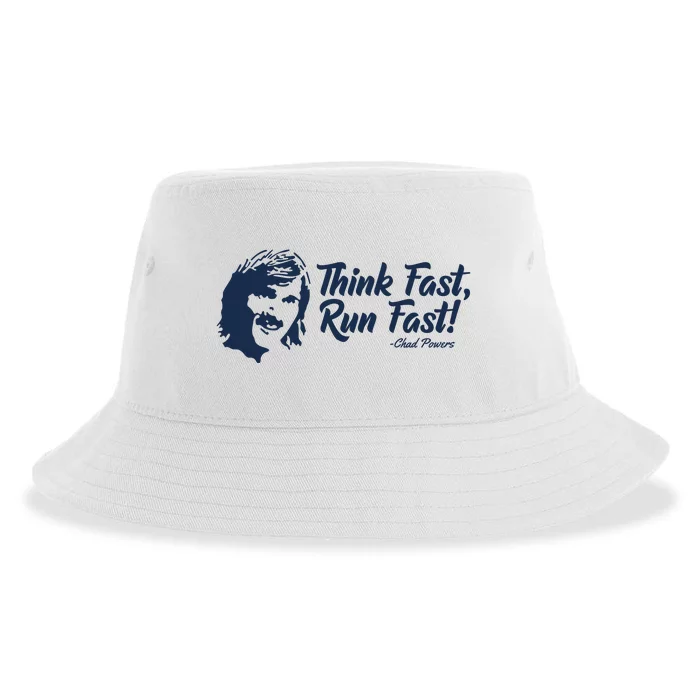 Think Fast Run Fast Sustainable Bucket Hat