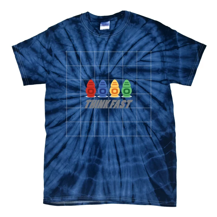 Think Fast Robots Tie-Dye T-Shirt