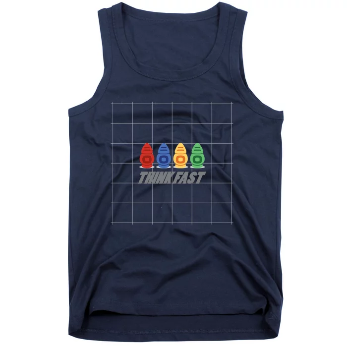 Think Fast Robots Tank Top