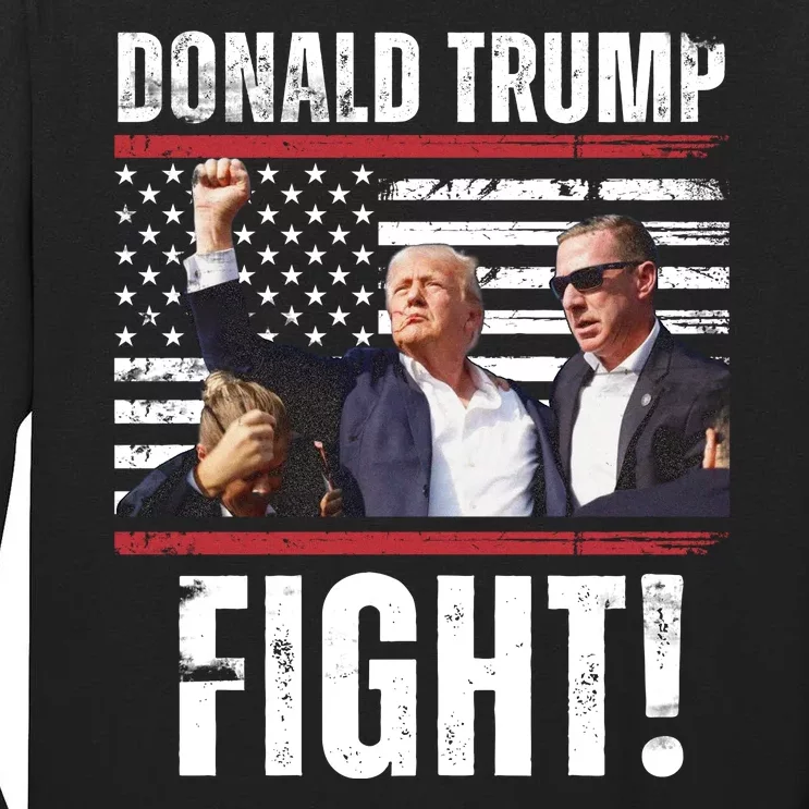 Trump Fight Rally Pennsylvania Tall Long Sleeve T-Shirt