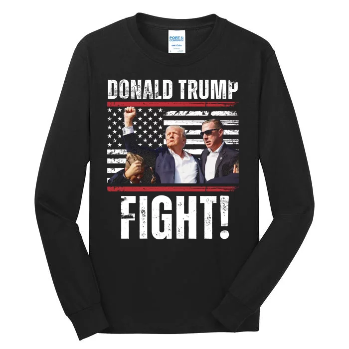 Trump Fight Rally Pennsylvania Tall Long Sleeve T-Shirt