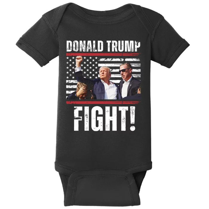 Trump Fight Rally Pennsylvania Baby Bodysuit