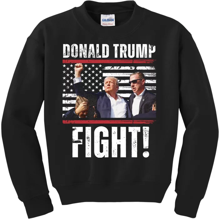 Trump Fight Rally Pennsylvania Kids Sweatshirt