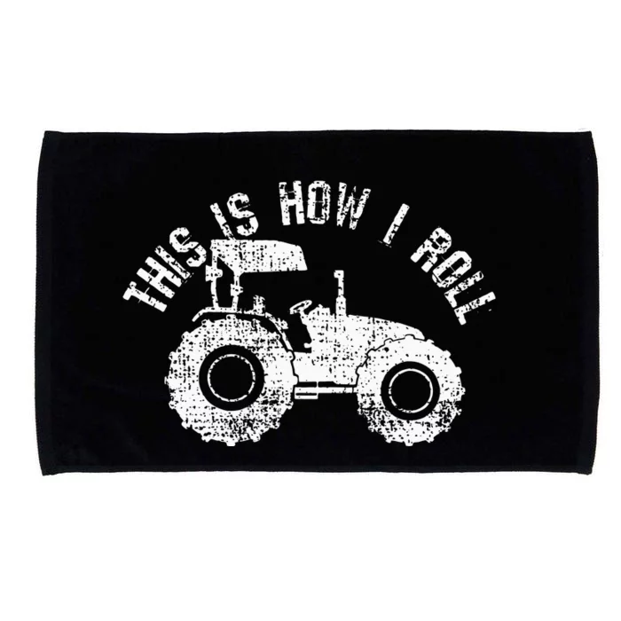 Tractors Farmer Rancher Funny Saying Vintage Microfiber Hand Towel