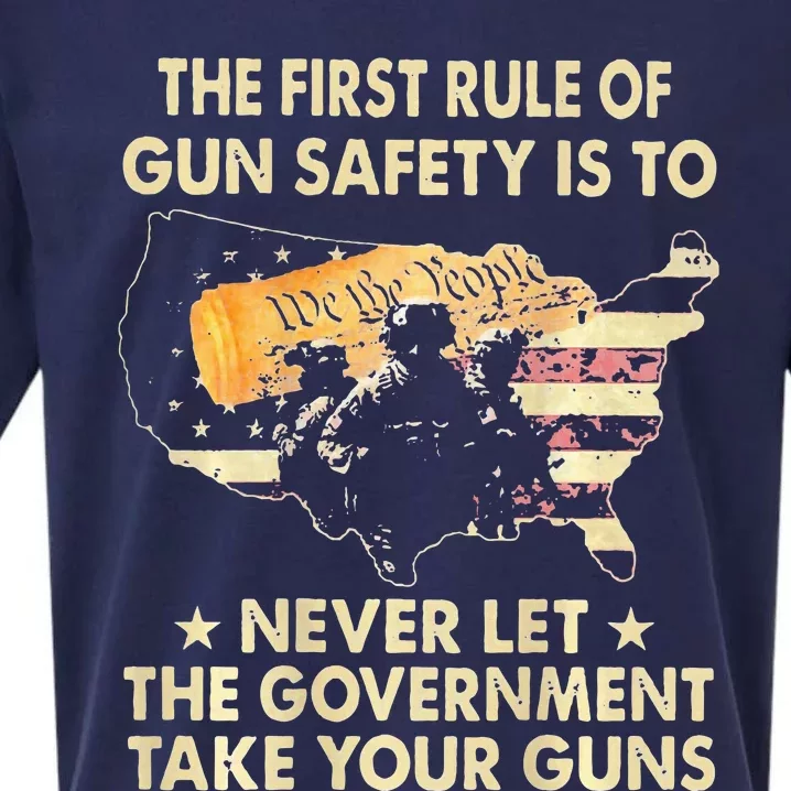 The First Rule Of Gun Safety Is To Never Let Sueded Cloud Jersey T-Shirt