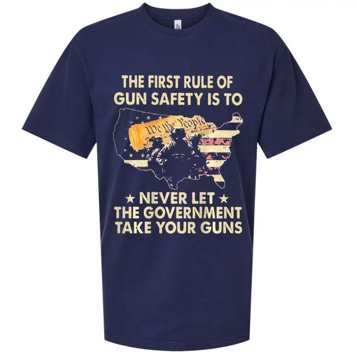 The First Rule Of Gun Safety Is To Never Let Sueded Cloud Jersey T-Shirt