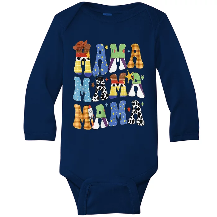 Toy Funny Story Mama Boy Mom MotherS Day Baby Long Sleeve Bodysuit