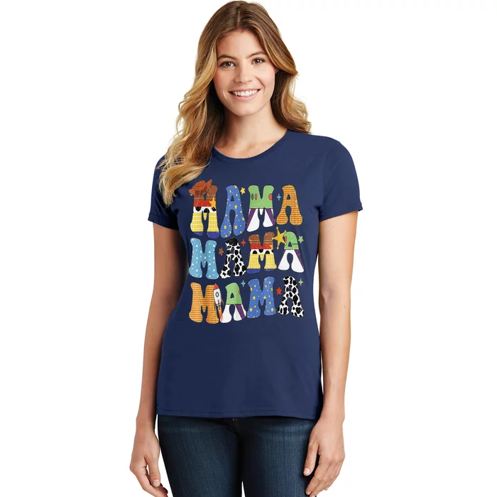 Toy Funny Story Mama Boy Mom MotherS Day Women's T-Shirt