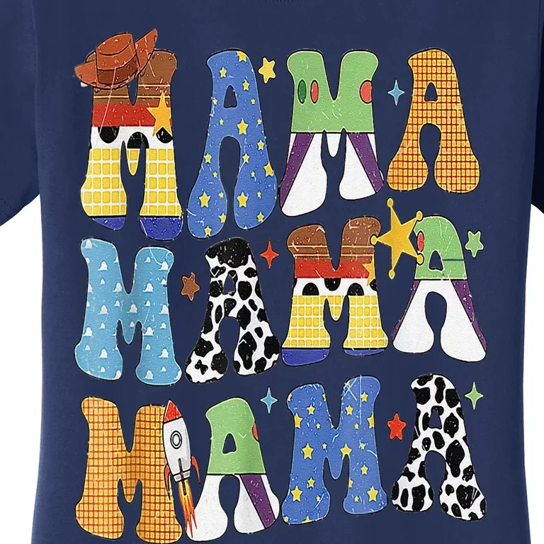 Toy Funny Story Mama Boy Mom MotherS Day Women's T-Shirt