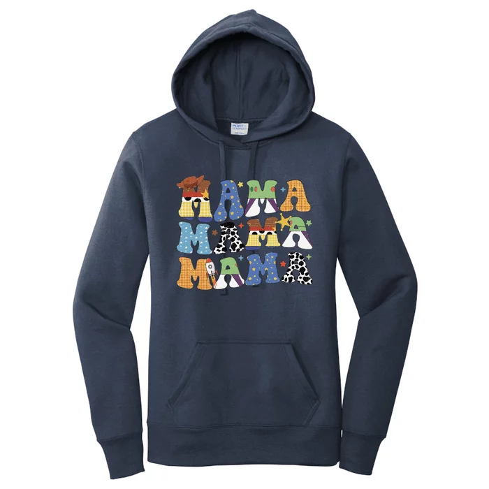 Toy Funny Story Mama Boy Mom MotherS Day Women's Pullover Hoodie