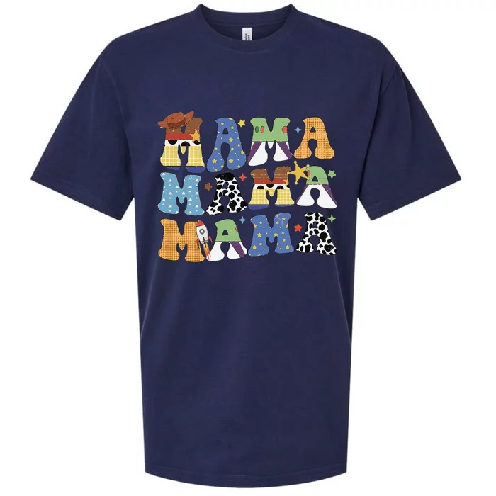 Toy Funny Story Mama Boy Mom MotherS Day Sueded Cloud Jersey T-Shirt