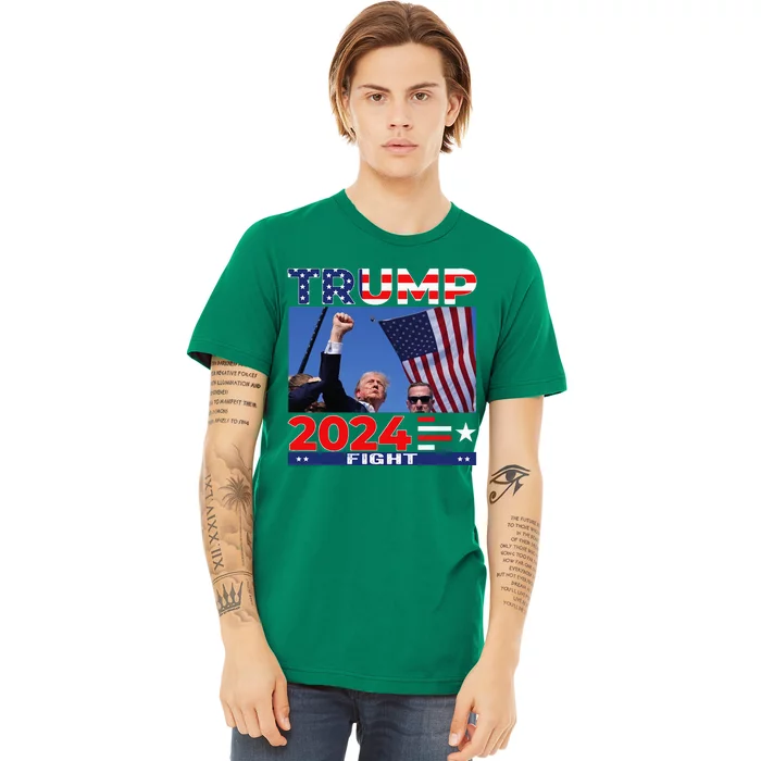 Trump Fight Shot 2024 Premium T-Shirt