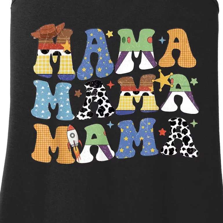 Toy Funny Story Mama Boy Mom Mothers Day Tee For Womens Ladies Essential Tank