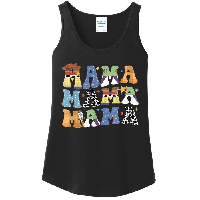 Toy Funny Story Mama Boy Mom Mothers Day Tee For Womens Ladies Essential Tank