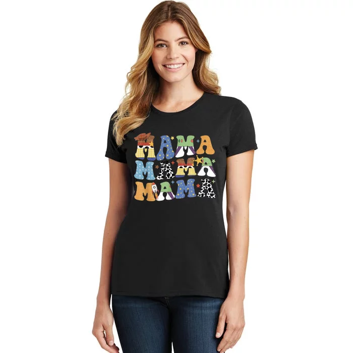 Toy Funny Story Mama Boy Mom Mothers Day Tee For Womens Women's T-Shirt