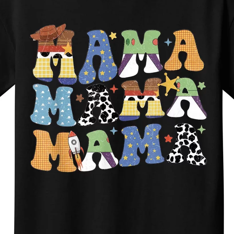 Toy Funny Story Mama Boy Mom Mothers Day Tee For Womens Kids T-Shirt