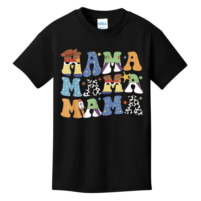 Toy Funny Story Mama Boy Mom Mothers Day Tee For Womens Kids T-Shirt