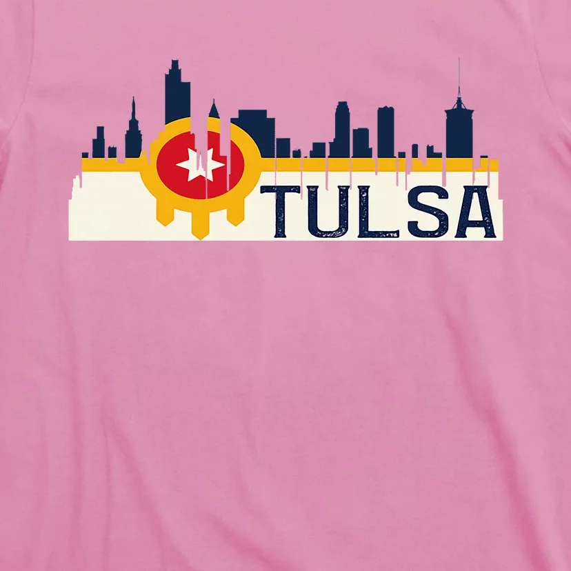 Tulsa Flag Skyline T-Shirt