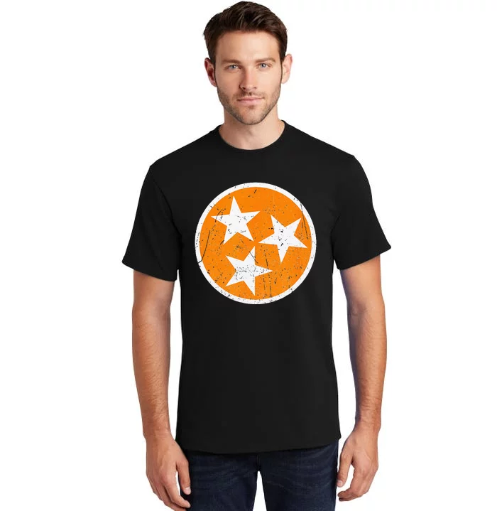 Tennessee Flag State Vintage Style Tall T-Shirt