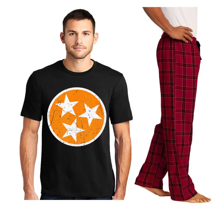 Tennessee Flag State Vintage Style Pajama Set