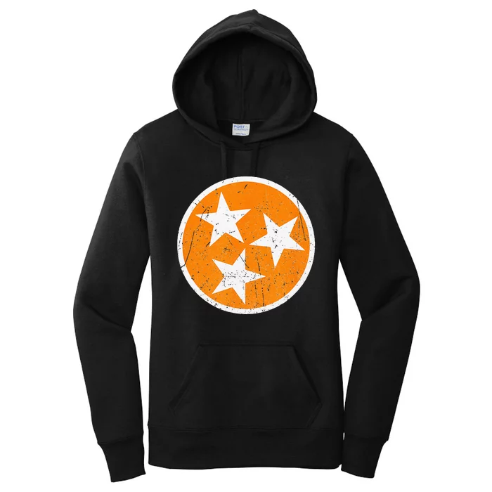 Tennessee Flag State Vintage Style Women's Pullover Hoodie