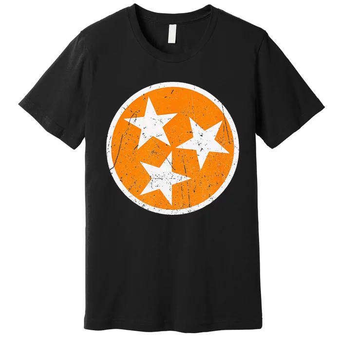 Tennessee Flag State Vintage Style Premium T-Shirt