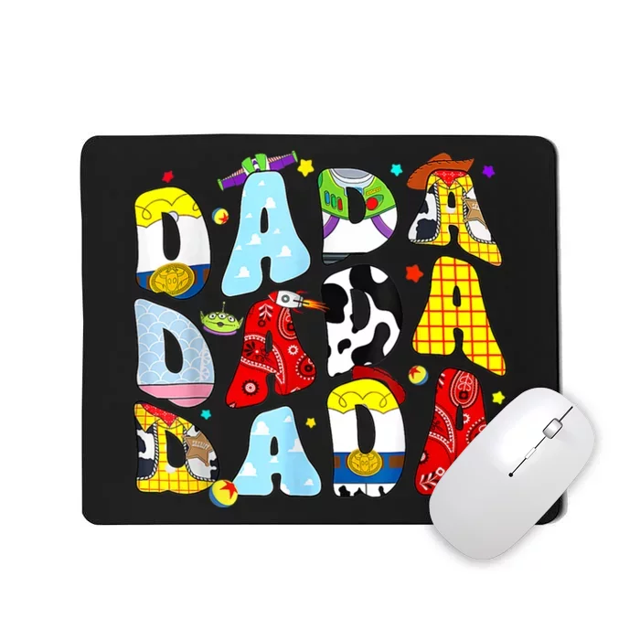 Toy Funny Story Dada Boy Dad Fathers Day For Mousepad